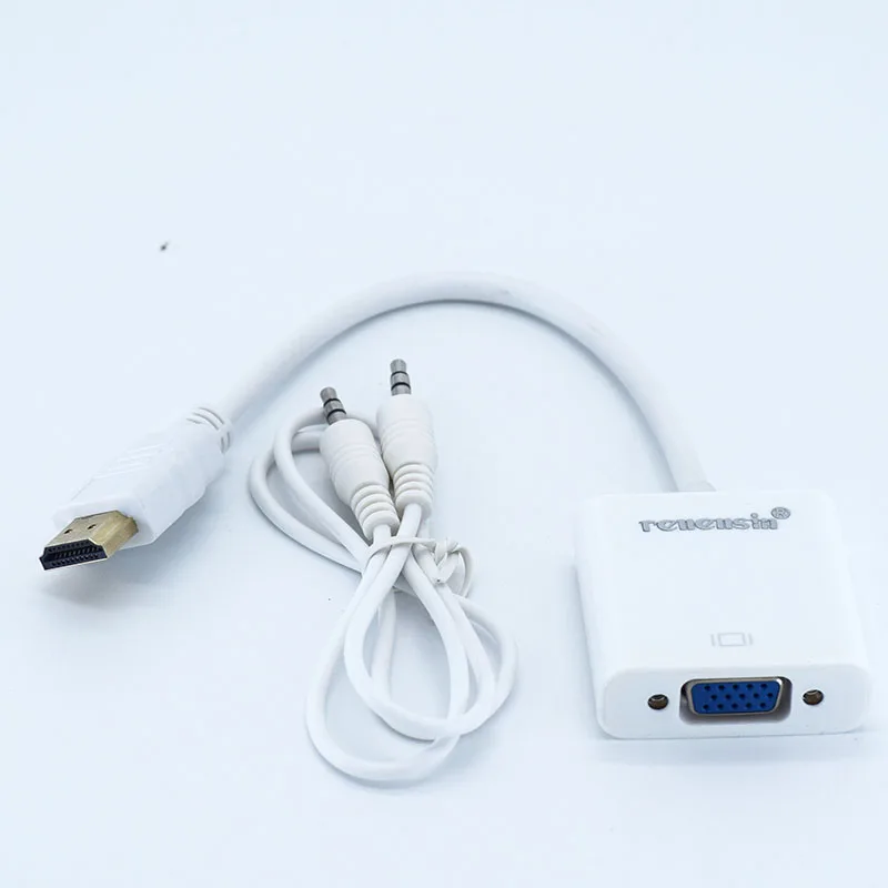 RNX HDMI VGA адаптер мужской для Famale видео HDTV CRT монитор тв XBOX 360 PS3 PS4 3 5 мм разъем аудио