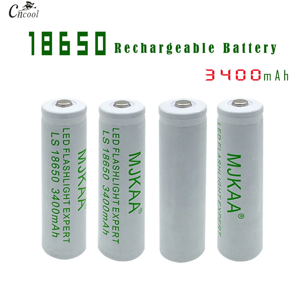 Новый Cncool 2 шт./лот 3400 мАч литий ионная литиевая батарея 18650 3 7 в аккумуляторные