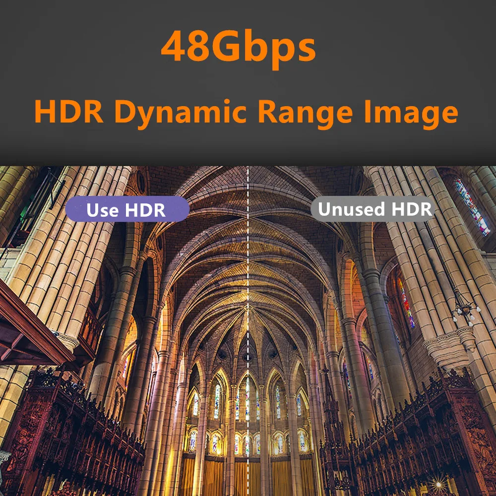 Оптическое волокно HDMI 2 1 8K кабель 120 Гц 48 Гбит/с для HDR проектор ТВ компьютер разъем