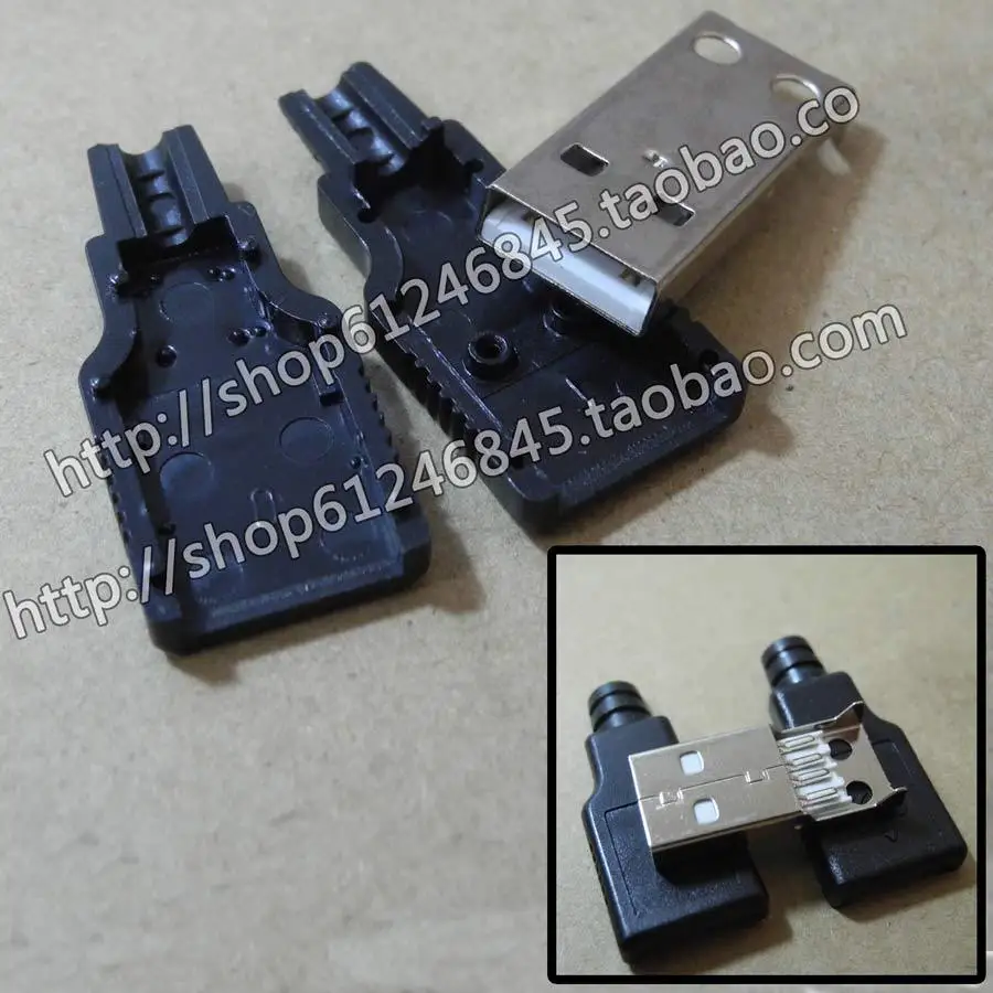 

Бесплатная доставка, USB проводной штекер, Штекерный разъем, USB штекер, тип картриджа, Штекерный разъем, usb штекер