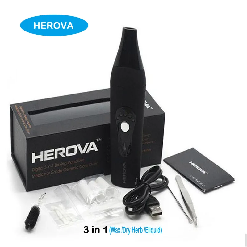 Оригинальный Airistech Herova 3 в 1 сухое восковое масло для трав портативные