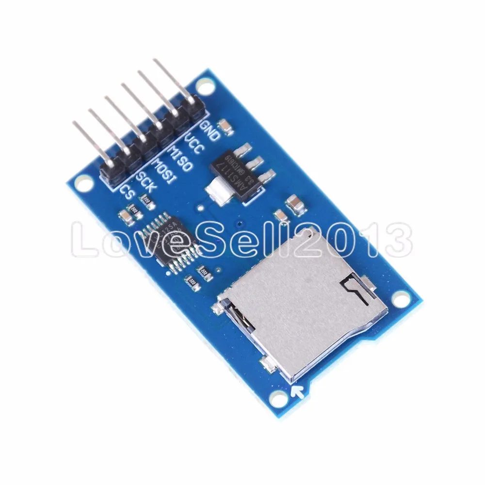 Карта памяти Micro SD Mciro TF Card защитный модуль SPI для Arduino новинка | Электроника