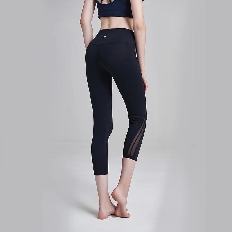 Women's Sports Tights Slim Yoga leggings compression Pants High Waist Stretch Sportswear Fitness Trousers | Спорт и развлечения