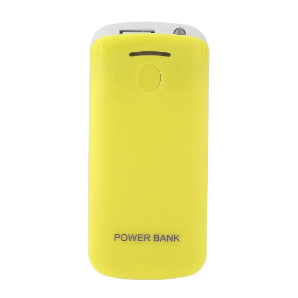 Креативный дизайн usb зарядка портативный внешний резервный аккумулятор зарядное устройство 2*18650 батарея банк питания чехол для 5600 мАч(без батареи