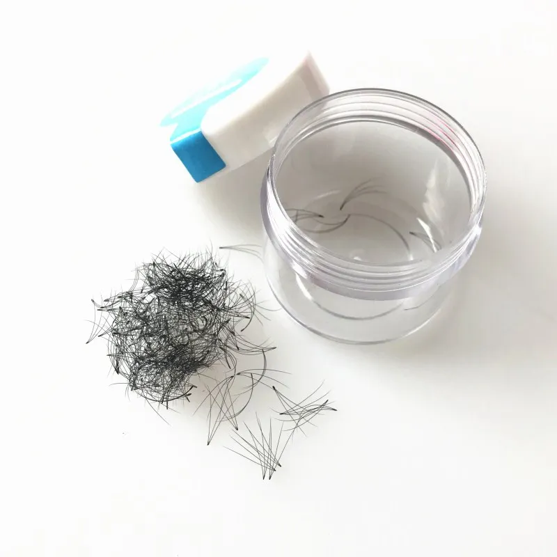 Объемные 3D/4D/5D ресницы 0,10 D curl короткие Стволовые предварительно сделанные вентиляторы, шелковые мягкие ресницы, накладные норковые Индивидуальные ресницы