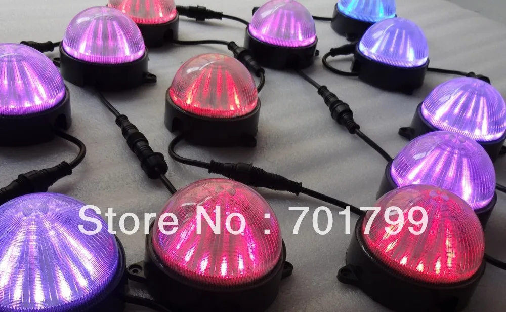 DC24V WS2811 круглый тип пиксельный модульный для девочек 12 предметов в наборе, 5050 SMD rgb led внутри, 2,88 W, IP68; 100 мм диаметр; прокладка крышки