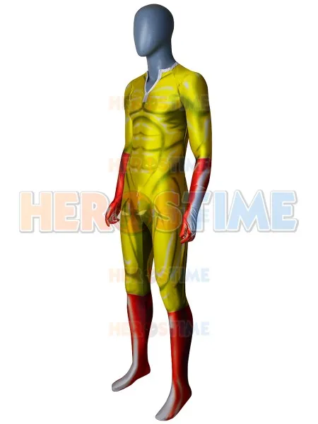 Костюм для косплея Zentai Een-Punch Man из спандекса костюм супергероя на Хэллоуин |