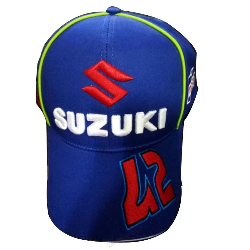7 8 цветов, черная синяя кепка для унисекс Suzuki, бейсболка для мотоцикла, кепка для отдыха, головные уборы для грузовиков - Цвет: 7
