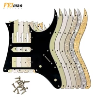 pleroo guitar parts pickguards with screws suit for ibanez rg 3550 mz japan mij guitar pick guard music replacement accessory
