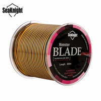 seaknight brand nylon 500 m super strong pe stranded fishing line 8lb 25lb tent water salted fishing line