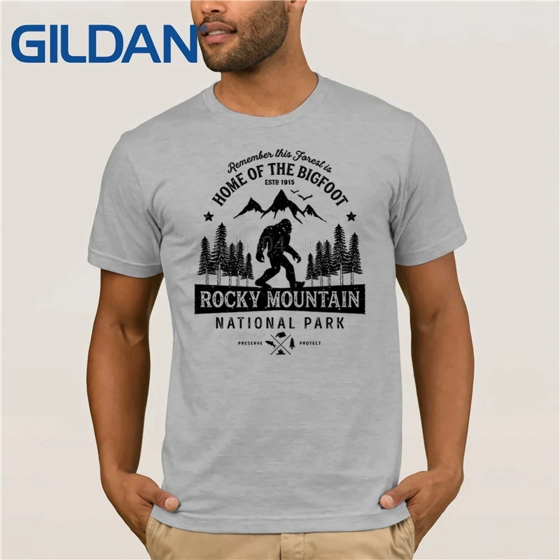 Винтажная футболка с изображением Скалистых гор в национальном парке Colorado Bigfoot