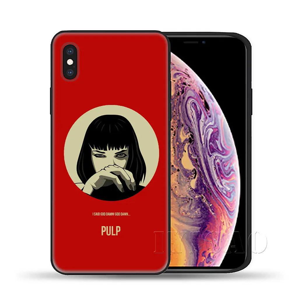 IYICAO Дымовое ружье Девушка Мягкий чехол для телефона iPhone XR X XS Max 6 S 7 8 Plus 5 5S SE |