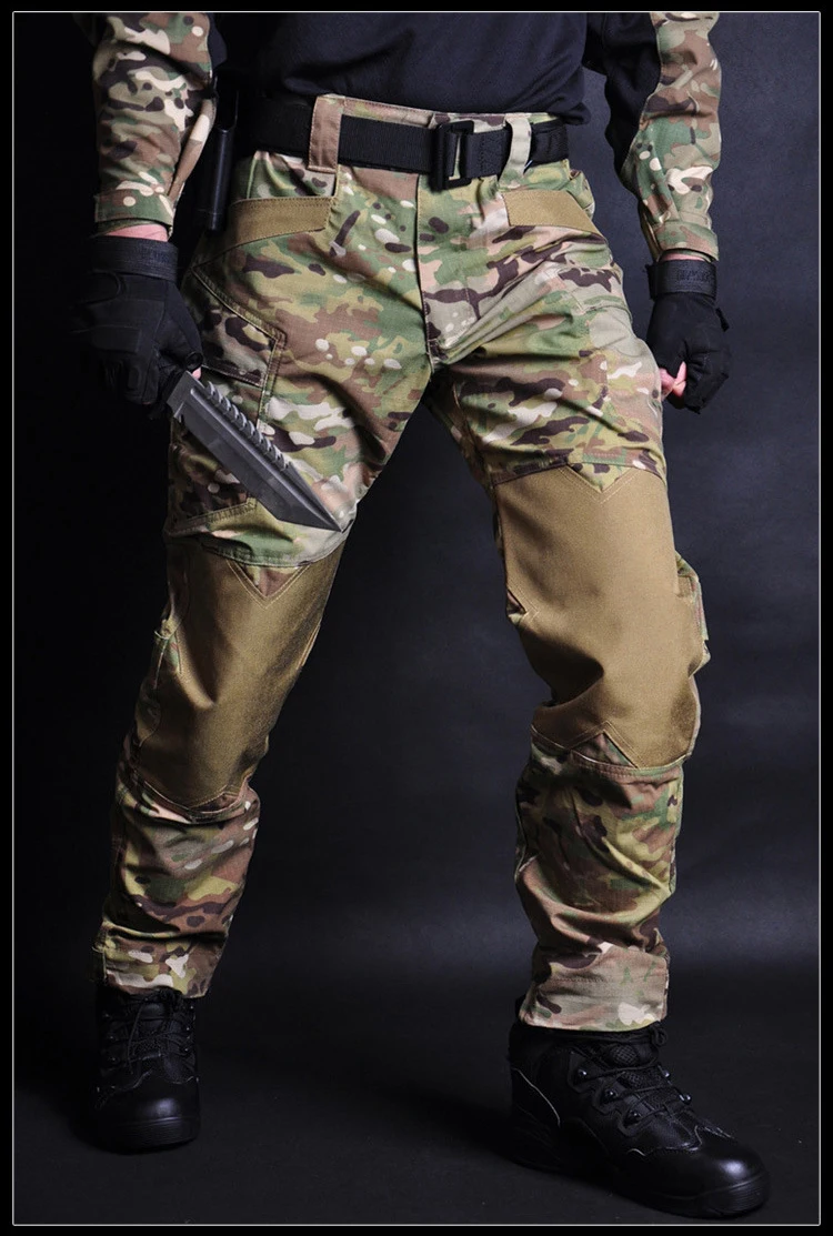 Refire gear, камуфляжные штаны для бега, военные тактические штаны для мужчин, армейские военные водонепроницаемые брюки-карго, мульти одежда с карманами, непромокаемые брюки
