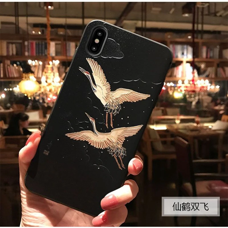 Китайский дракон Телефон чехол для IPhone X Xs Max 6S 6 7plus 8 Plus мобильный телефон мягкий