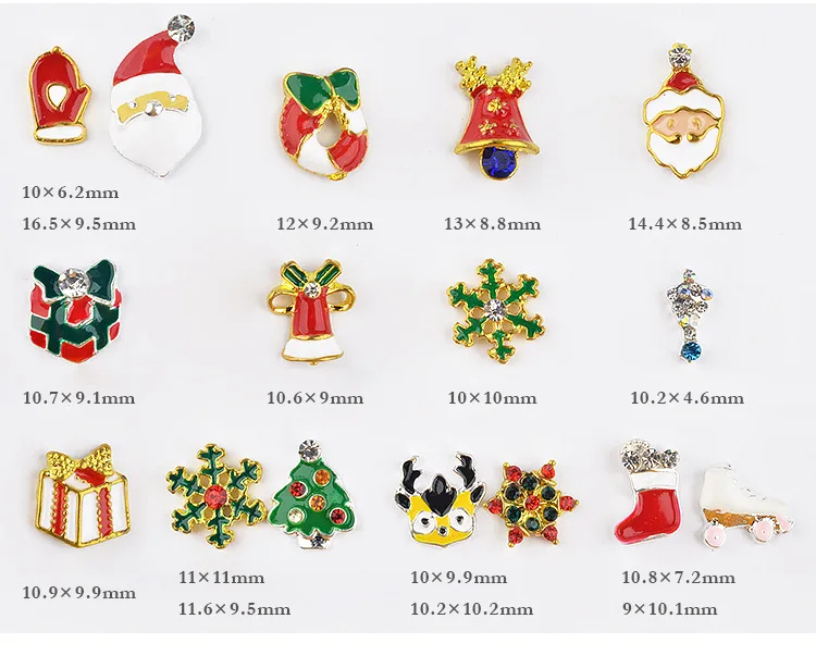 1 коробка di natale Fiocco di Neve Decorazione Del Chiodo Punte FAI DA TE Bianco полые Фетта дель чиодо пайетки искусство Ornamen