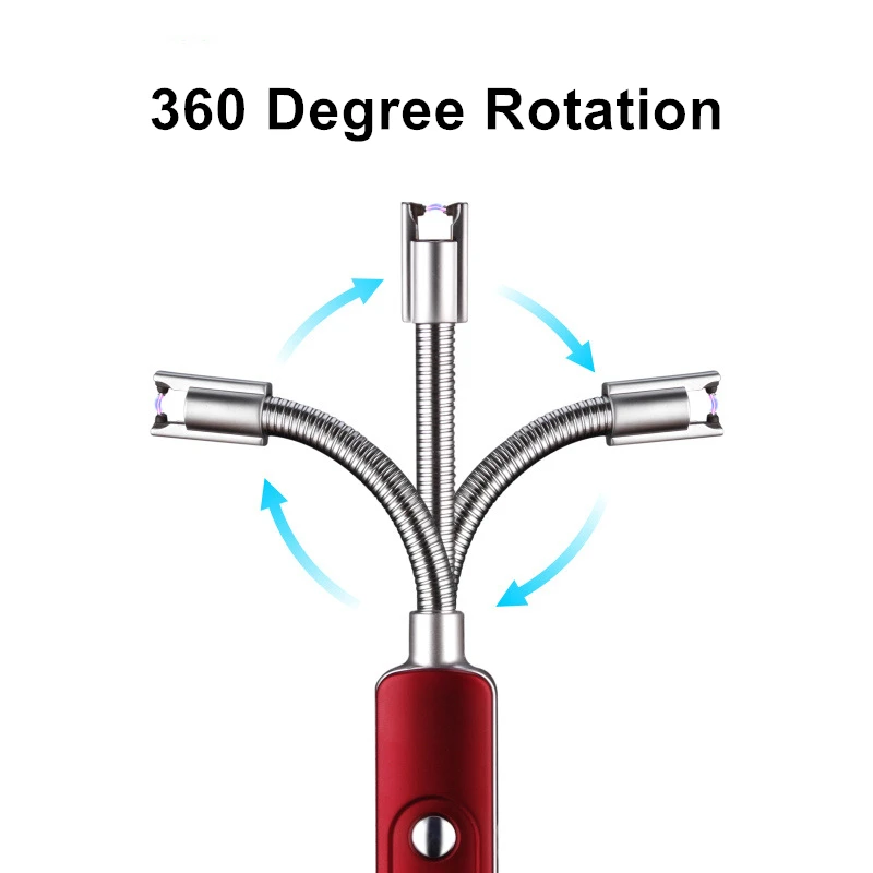 360 градусов Rotatiton USB для Плазменно дуговой зажигалки гибкая электрическая