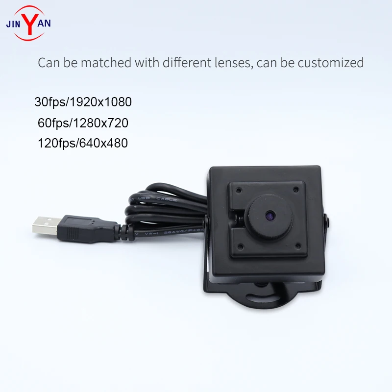 JinYan 2 Мегапикселя HD HS 120fps искажение объектива мониторинг банка UVC USB2.0