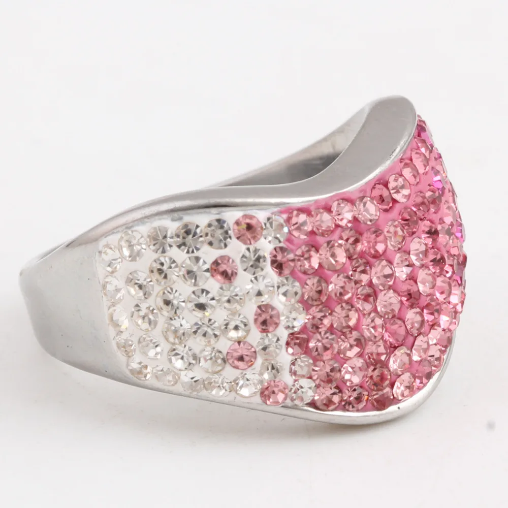 Блестящие Обручальные кольца из нержавеющей стали для мужчин и женщин|ring couple|ring