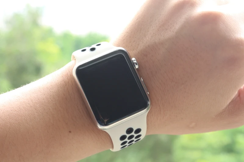 URVOI Band для apple watch Nike + series 5 4 3 2 1 limited лёгкие дышащие силиконовые ремешок iwatch Новинка