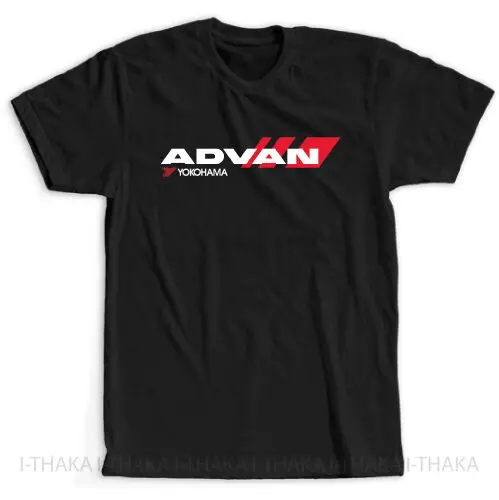 Иокогама Advan шина гоночный логотип новая футболка|Мужские футболки| |