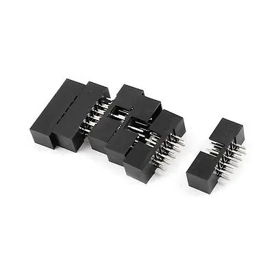 

10 шт., штыри с прямым углом наклона 2x5