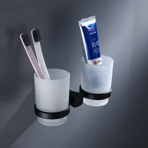 Держатели стаканов для распылителя краски, черные стаканы для шлифовки зубных щеток, держатель чашки для зубной щетки, аксессуары для ванной комнаты