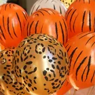 10 шт 12 дюймов 3,2g воздушные шарики из латекса с животными корова Тигр Зебра лапа воздушный шар леопардовой окраски день рождения гелий надувные globos подарки