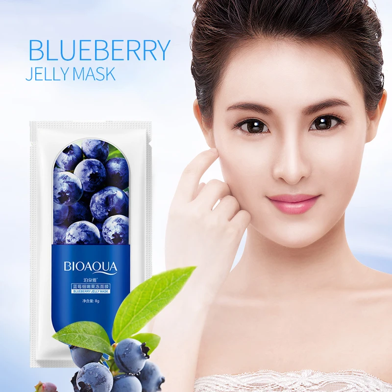 BIOAOUA маска для лица увлажняющая анти возрасное отбеливание алоэ вера jully гель