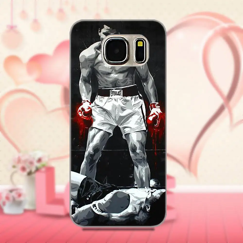 Oedmeb король бокса Мухаммед Али для Apple iPhone 4 4S 5 5C 5S SE 6 6S 7 8 Plus X LG G3 G4 G5 G6 K4 K7 K8 K10 V10