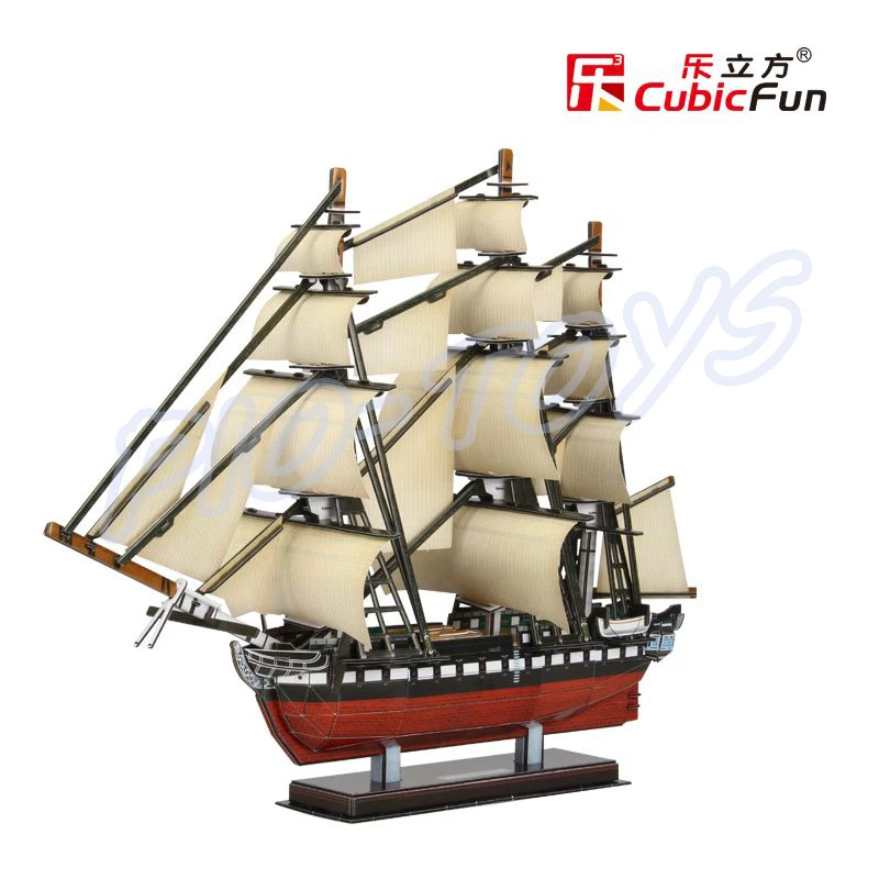 Подарок на Новый год USS Constitution 3D Пазлы Модель корабль сделай сам украшение