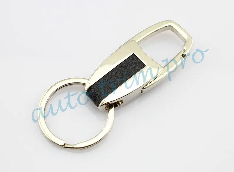 Auto Accessories Key Chain Keyring Key Fob Stainless Steel PU Style Gift Trim