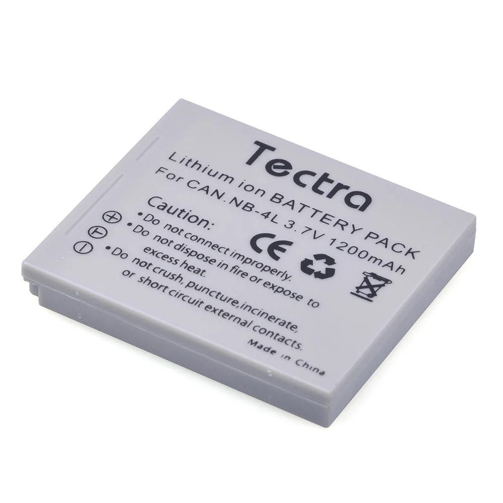 Tectra 4xNB 4L NB батарея для камеры Canon PowerShot SD30 SD40 SD400 SD600 SD1000 TX1 SD750 SD780 IS SD1400 ELPH 300|battery for
