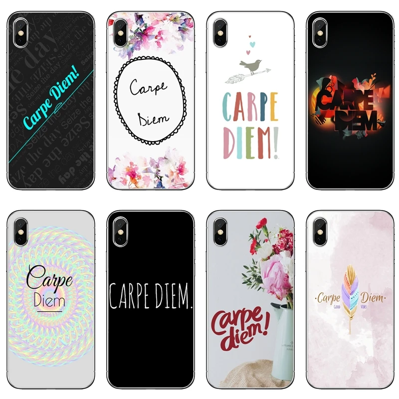 Чехол для телефона Carpe Diem с надписью Huawei Honor 10 9 Lite 8 8C 8X 7C 7X 7A 6C pro Play 6X 6A 5A LYO L21 V8