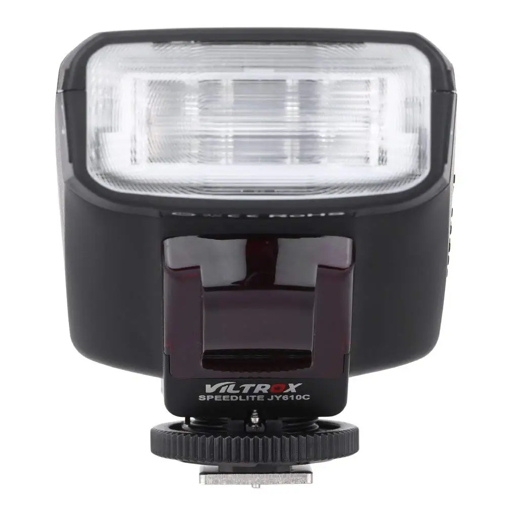 Viltrox JY-610C Mini Flash Light 1.5in LCD E-TTL On-camera Slave Speedlite for Canon 750D 760D 5DR 5DRS 60D 700D 5D3 DSLR Camera |