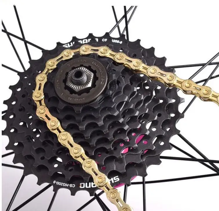 MTB горный велосипед звено цепи 9/10/11 скорость полые ультра легкий 10X10L 27/30 скорость цепи Запчасти для велосипедов