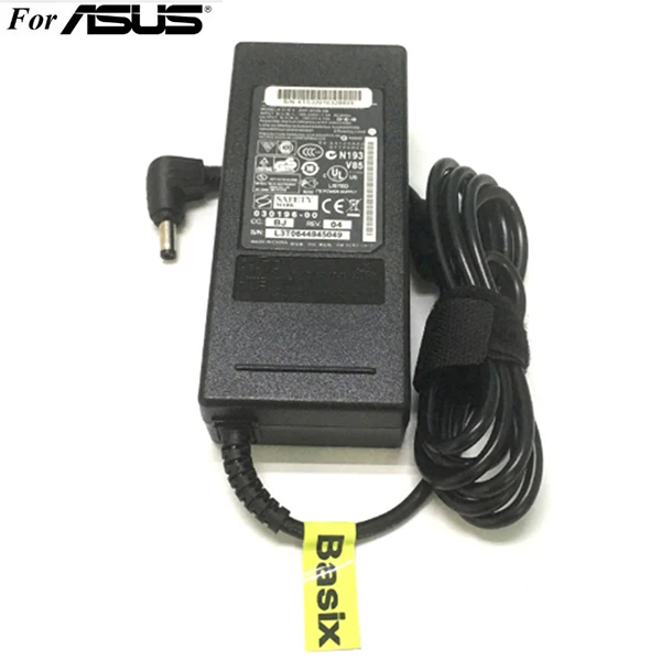 Черный Basix натуральная 90 W 19 V 4.74A AC зарядное устройство для адаптера питания для ноутбуков Asus K53SD K53SE K53SJ K53SN K53SV K53T K53TA Зарядное устройство - Цвет: Черный