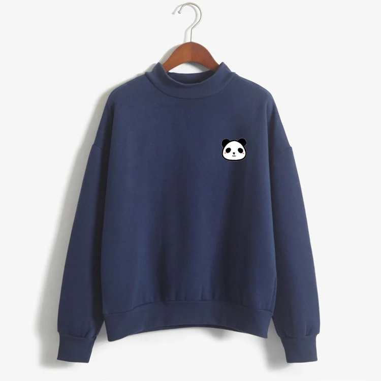 

Harajuku Sweatshirt Women 2019 Korean Style Autumn Winter Fleece Kawaii Cartoon Panda Print Cute Hoodies Moletom Sudaderas Mujer