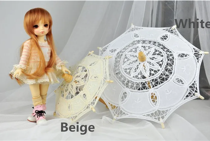 Винтажный кружевной зонтик для шарнирной куклы YOSD MSD SD Blyth AG Куклы 2 размера цвета
