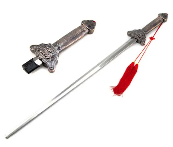 Горячая распродажа Открытый кунг фу Тай Чи удлиняющийся меч Телескопическая из