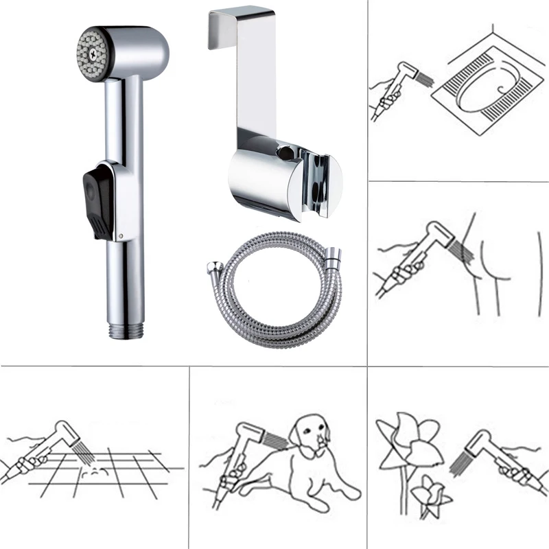 bidet setA3 Modun портативный душ, туалет, Душ, смеситель для биде с переключателем Shattaf, ручное биде, туалет, спрей, душевая головка, ручной смеситель для биде - Цвет: bidet setA3