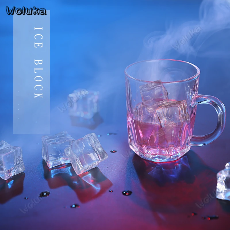 20 шт./лот искусственный лед кубики льда вспомогательная фотография фотостудия