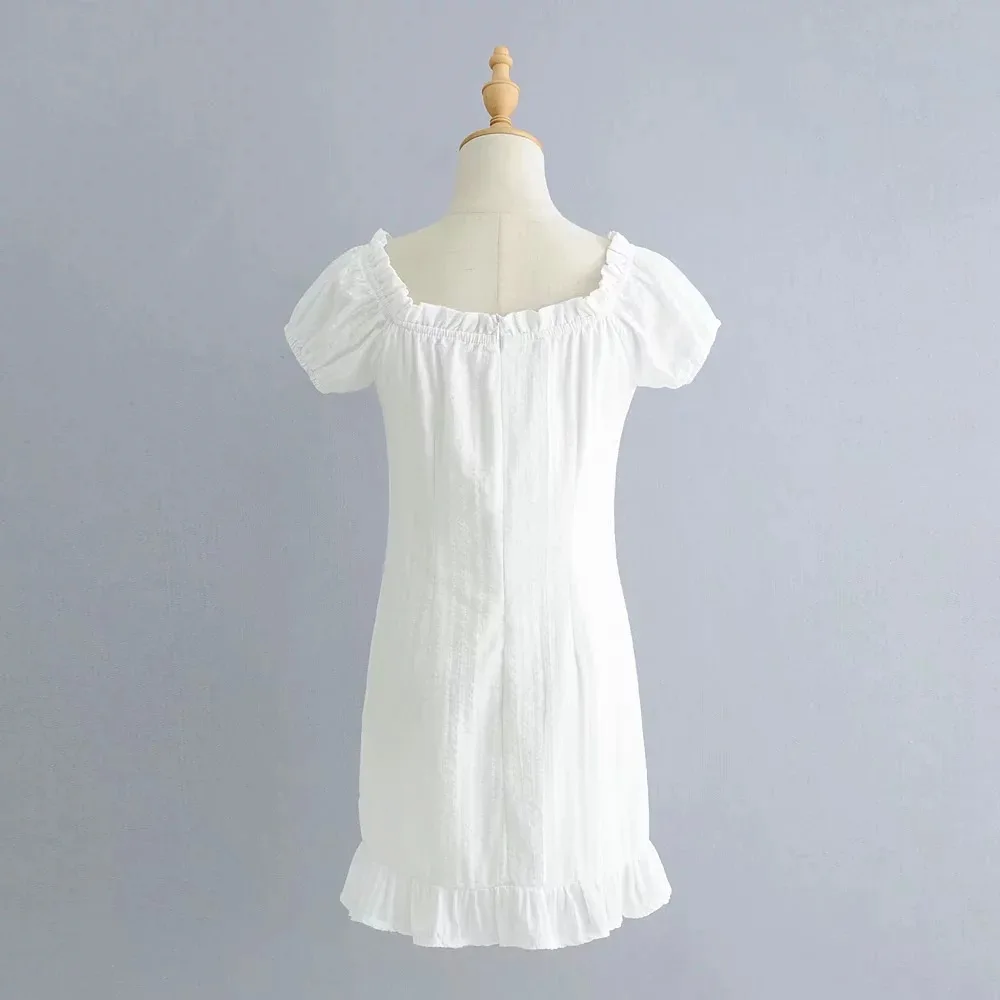 Элегантное белое кружевное платье с v-образным вырезом женское облегающее