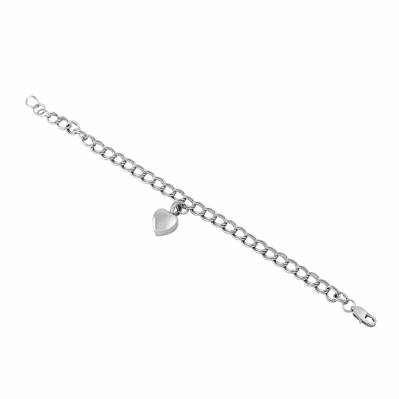 Браслет для кремации IJB5010 с подвеской в форме сердца ювелирные изделия золы