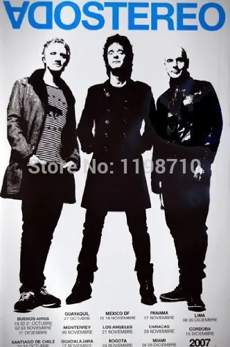 Сода стерео Тур печатных плакатов 20 &quotX30&quot холст печать бесплатная доставка|print