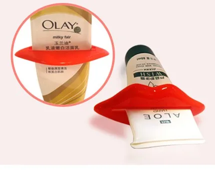 2 шт. в сексапильной горячей губной ванной трубке Диспенсер Зубная паста (крем)