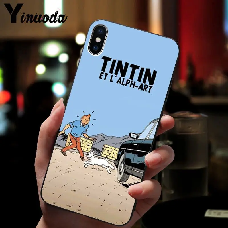 A5 Yinuoda «Приключения Тинтина» Новинка чехол для телефона Fundas чехол для Apple iPhone 8 7 6 6S Plus X XS MAX 5 5S SE XR чехол - Цвет: A5