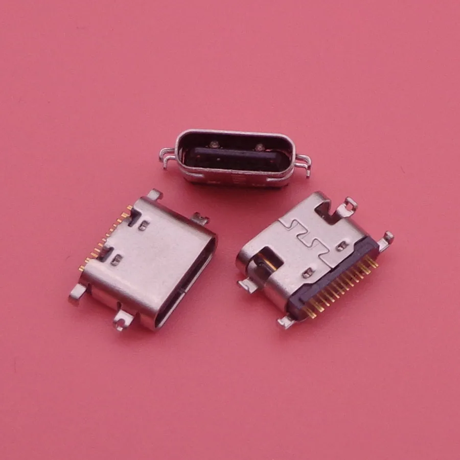 50 шт. разъем USB 3 1 типа C 16 контактный SMT под прямым углом Версия розетка для Lenovo S5
