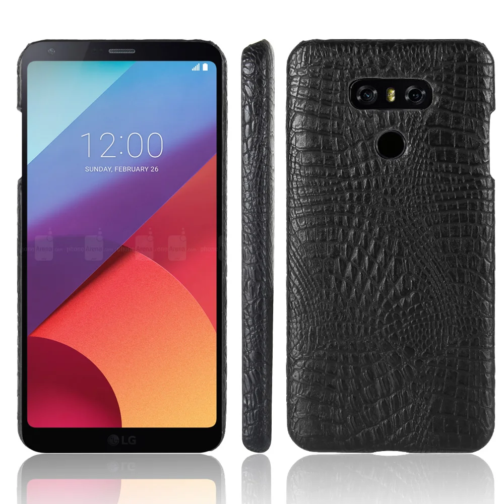 Роскошные крокодиловой кожи Pattern кожаный чехол для LG G6 крышка ударопрочный