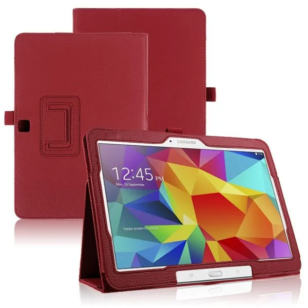 Кожаный чехол-подставка для Samsung Galaxy Tab 4 10 1 SM T530 T531 T535 Tablet | Компьютеры и офис
