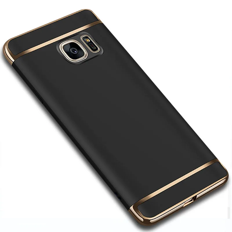 YueTuo Роскошный чехол 3 в 1 для Samsung Galaxy Note5 Note 5 N9200 Чехлы оригинальный золотой тонкий
